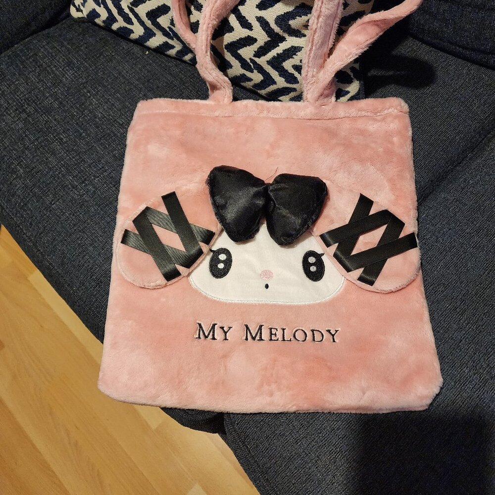 My Melody tote no zipper